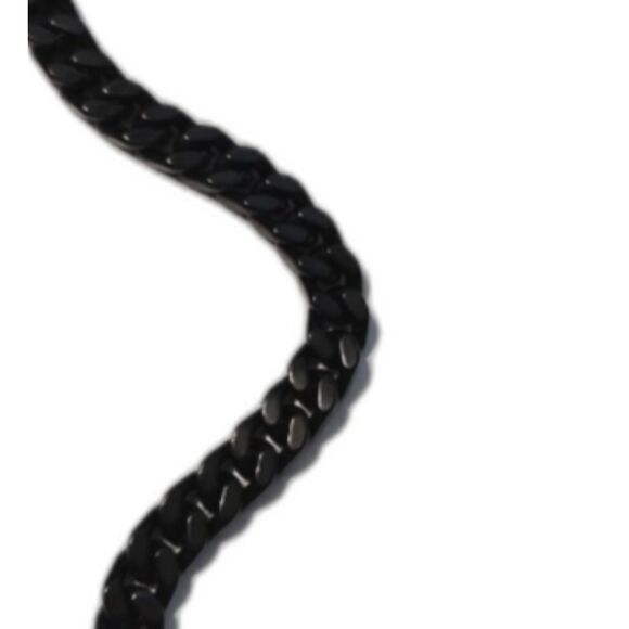 Men's Thick Metal Necklace Chain - Picture 2 of 3